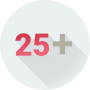 25+